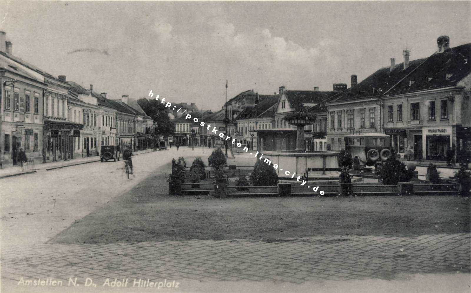 Hauptplatz Amstetten 1942